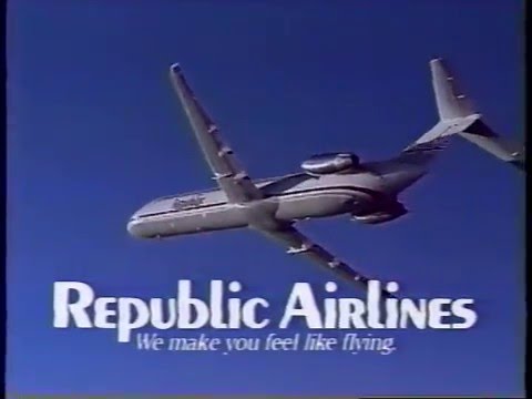 Republic Airlines - We Make You Feel Like Flying (1984)