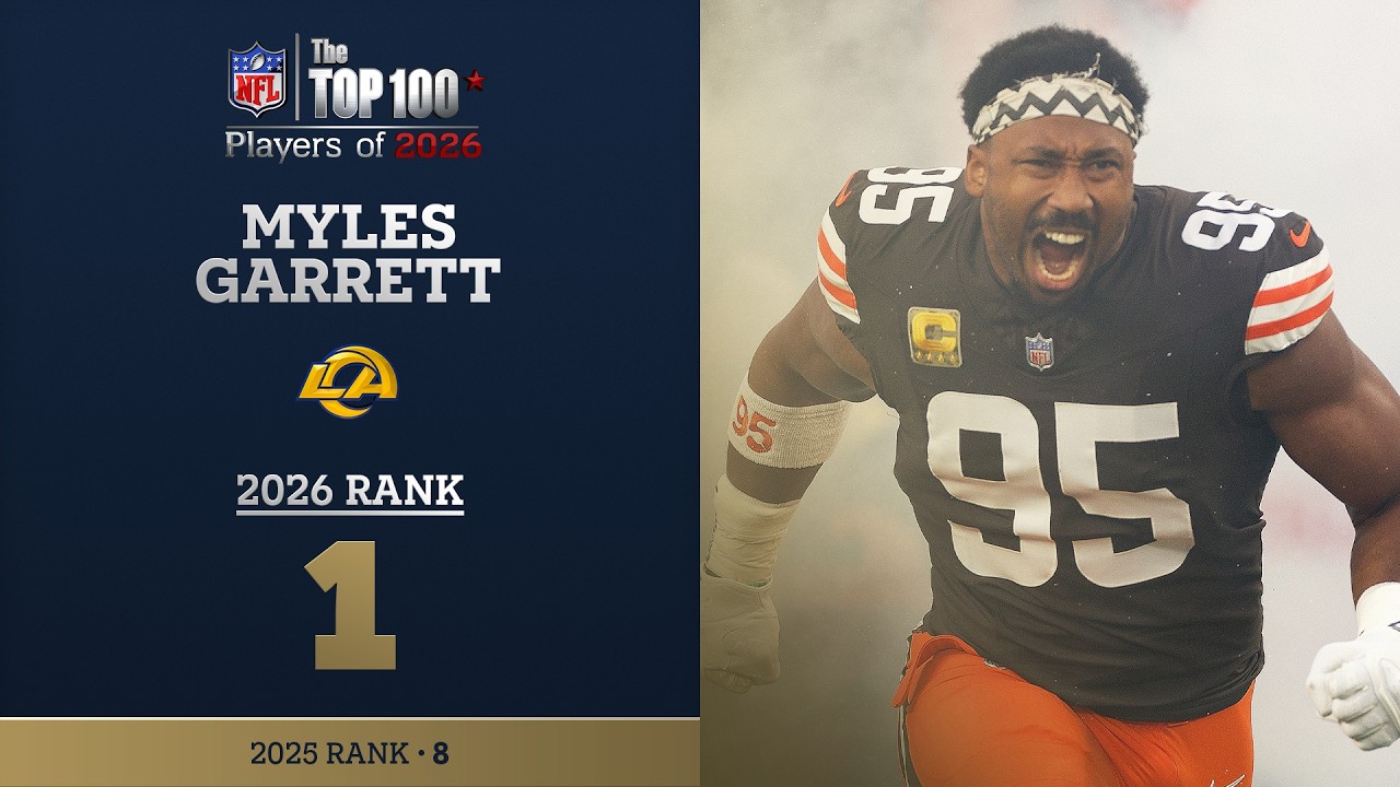 1: Myles Garrett (DE, Rams) | Top 100 Players of 2026