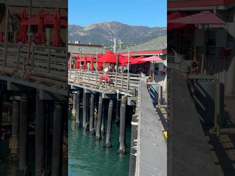 Santa Barbara Vibrant Waterfront, Stearns Wharf #santabarbara #pier #waterfront #harbor #coastline