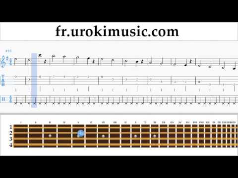 Comment Jouer du Mandoline Passenger - Let Her Go Tab Tablature Partie#1 Exerce um-i829