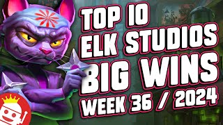😱 TOP 10 ELK STUDIOS BIG WINS OF WEEK #36 - 2024 Video Video