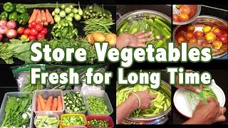 How to Store Vegetables in Fridge | How to Keep Vegetables fresh | Kitchen tips | kitchen hacks