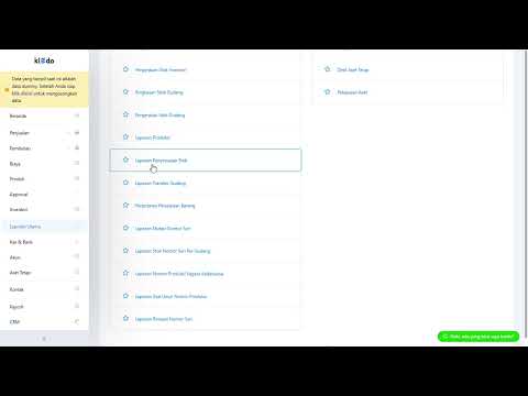 Laporan Perputaran Persediaan Barang