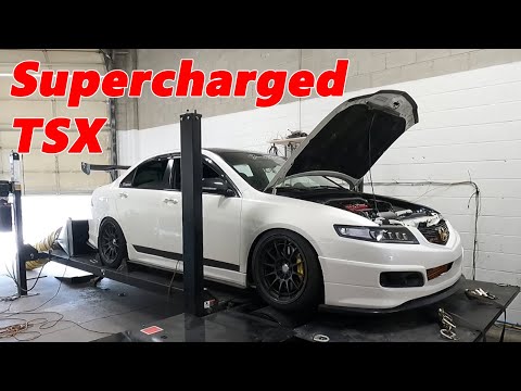 KraftWerks Supercharged Acura TSX Dyno Tune