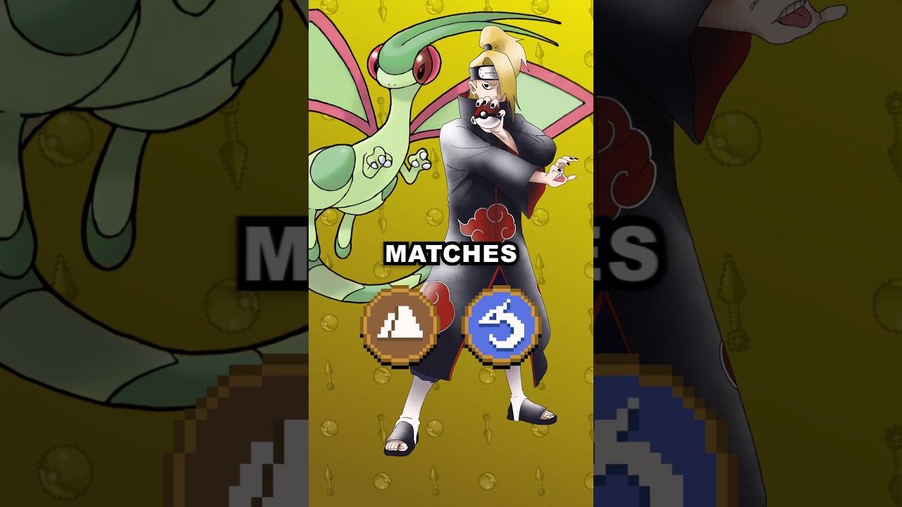 Giving Deidara a Custom Pokemon #fakemon #pokemon #anime