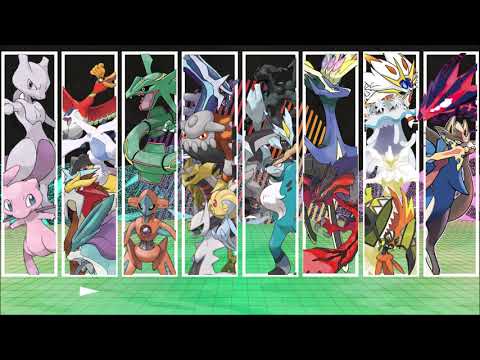 Pokemon - All Legendary Battle Themes (Generations 1 - 8)