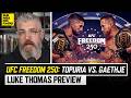 Luke Thomas UFC Freedom 250 Vorschau Wie SCHLÄGT Gaethje Topuria Alex Pereira Vs Ciryl Gane