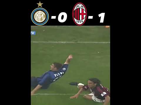 AC Milan vs Inter Milan Italian League 2001 🔥🔴🔵 | # 