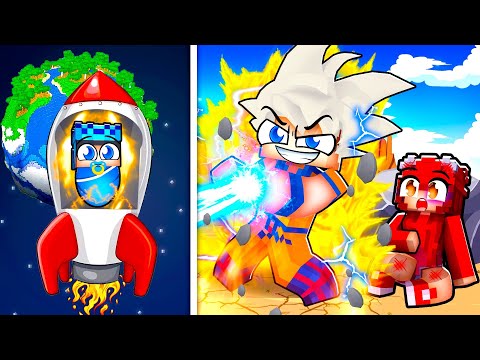 Shad's BIRTH to INFINITY SUPER SAIYAN in Minecraft!