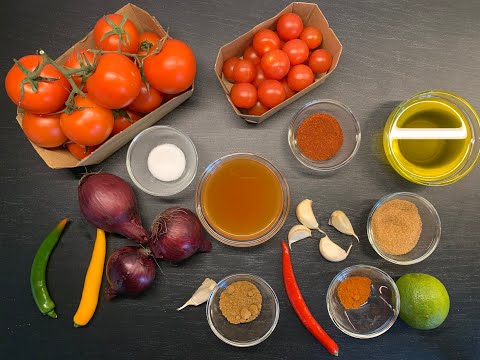Tomaten-Salsa - die perfekte Salsa für Nachos
