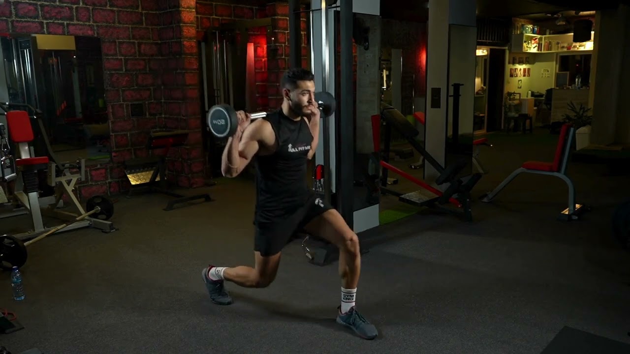 Lunges exercise