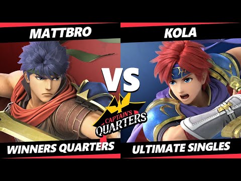 Captain's Quarters 3 Winners Quarters - Mattbro (Ike) Vs. Kola (Roy) SSBU Singles