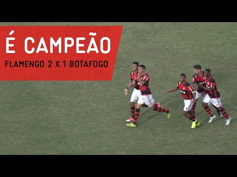 É CAMPEÃO! GOLS - Flamengo 2 x 1 Botafogo - Taça Guanabara Sub-17