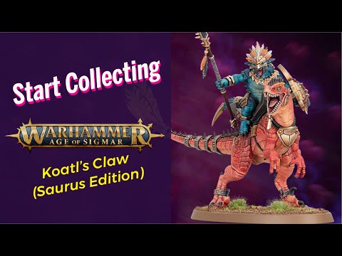 Getting Started With Warhammer Age of Sigmar: Seraphon - Koatl's Claw (Saurus Edition)