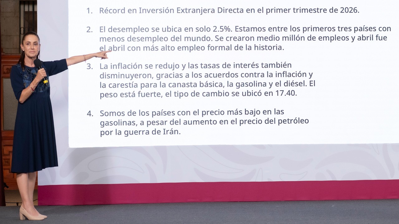 Mañanera de Claudia Sheinbaum del 28 de mayo de 2026