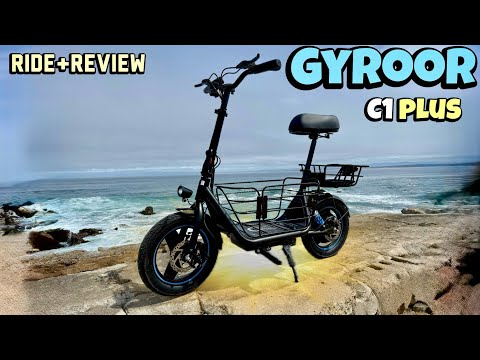 Gyroor C1PLUS Electric Scooter for Pets and Cargo! • Ride & Review!