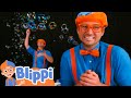 Learning Shapes And Bubbles With Blippi Educational Videos For Kids