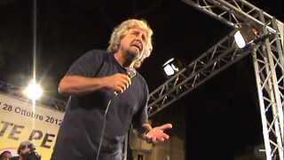 preview picture of video 'Beppe Grillo a Barcellona Pozzo di Gotto SICILIA - Movimento 5 Stelle (integrale parte 1 di 4)'