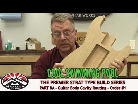 Premier Strat Build 2022 - Part 8A - Cool Guitar Swimming Pool Routing