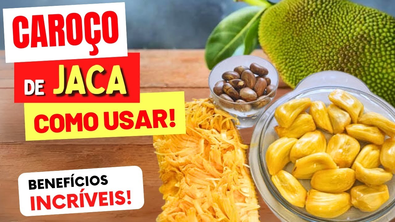 7 Incríveis BENEFÍCIOS do CAROÇO DE JACA e COMO USAR - Receitas e Dicas