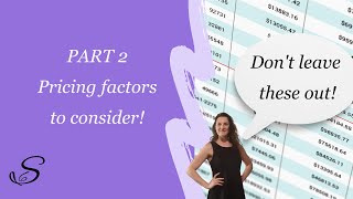 Part 2 - How to Price Your Handmade Products for beginners - With downloadable work sheet for you!