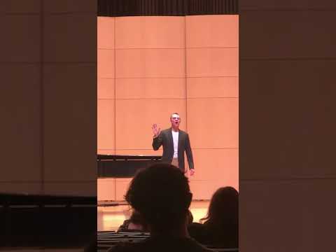 Area Recital Performance of “The Song That No One Likes” by Sarah Smallwood Parsons