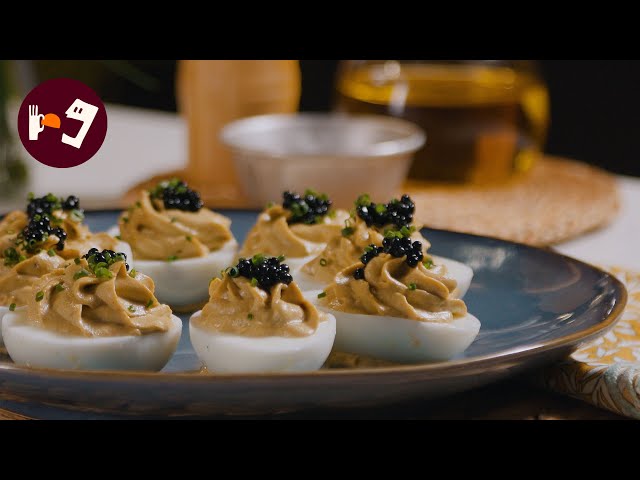 Los clásicos HUEVOS RELLENOS de ATÚN (ideales para llevar a cualquier parte)