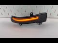 LED dynamické blinkry do zpětných zrcátek Mitsubishi Lancer / ASX / Outlander - Video Youtube