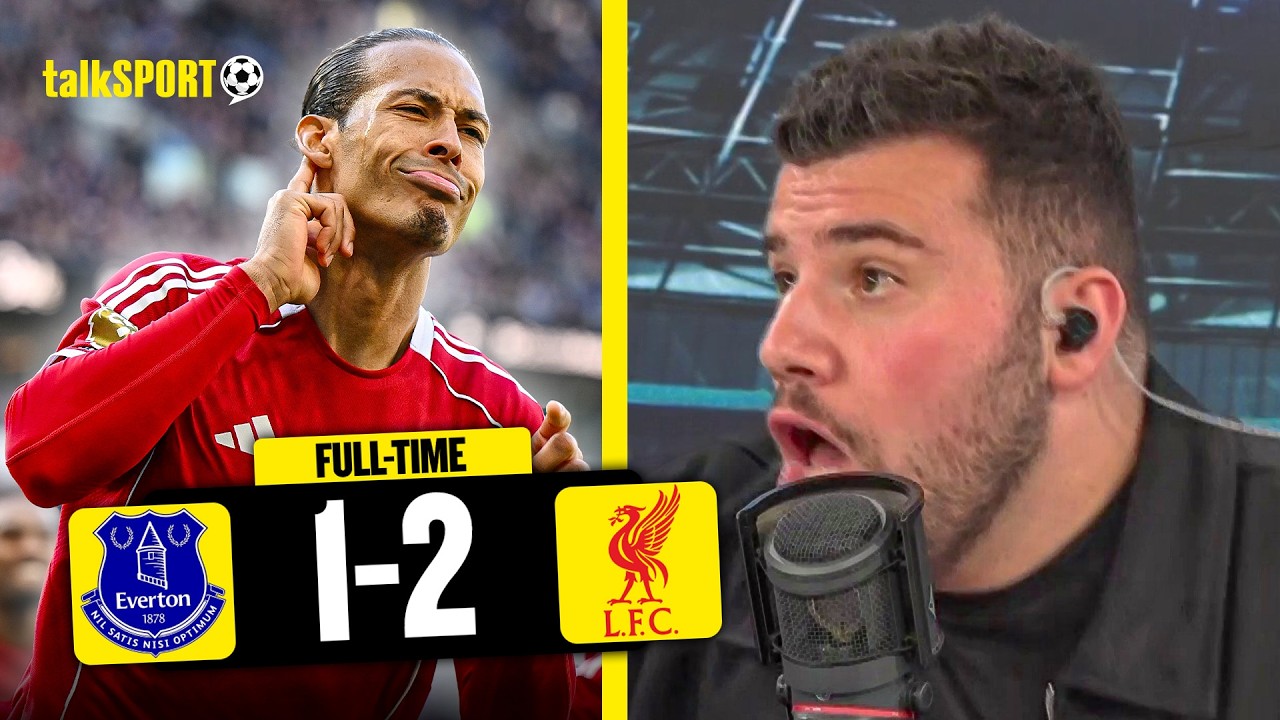"That's MASSIVE!" Live Goals Reaction as Van Dijk wins the Merseyside Derby!