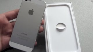 Video thumbnail for White iPhone 5 unboxing and first look by Techsloth