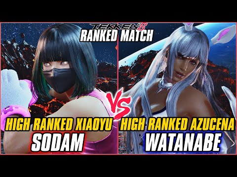 TEKKEN 8 ▰ SODAM (Xiaoyu) vs WATANABE (Azucena) ▰ T8 HIGH LEVEL GAMEPLAY