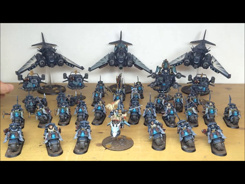 TABLETOP TACTICS Ravenwing Army Commission Update - Siege Studios