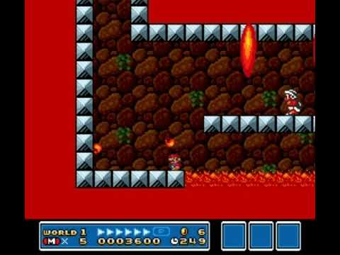 SMB3 for Super Mario All-Stars Custom Level #518 - World 4-2