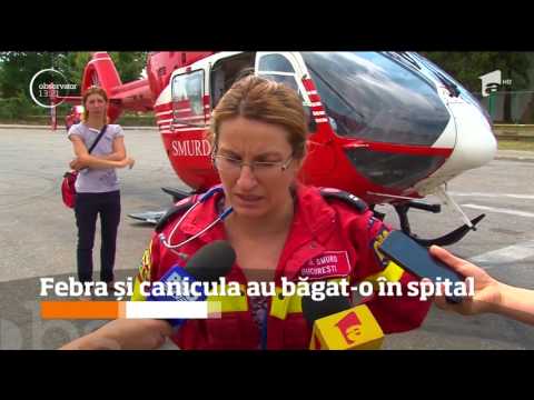 Un bebeluş de 6 luni din judeţul Argeş a fost transferat cu elicopterul la un spital din Bucureşti
