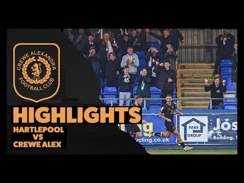 21-22 HIGHLIGHTS | Hartlepool United 0-1 Crewe Alexandra