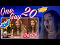 ONE GUY 20 VOICES ( WOW..  HE KILLED IT ) REACTION !!!