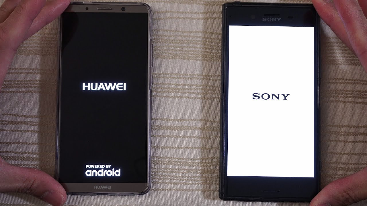 Huawei Mate 10 Pro vs Sony Xperia XZ Premium Oreo - Speed Test!