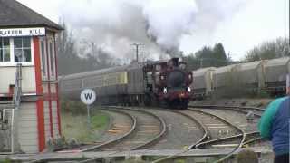 preview picture of video '7752 (L94) and 9600 'The East Midland Rambler' 14.04.2012'