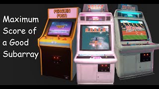 YouTube video 'Maximum Score of a Good Subarray - LeetCode 1793 - Python'