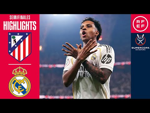 Resumen #superSupercopa 2026 | Semifinal | Atlético de Madrid 1-2 Real Madrid