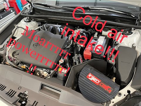 Injen cold air intake install 2018-2023 Toyota Camry V6 XLE XSE TRD