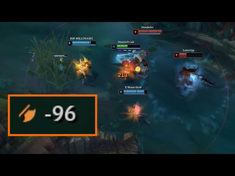 Jhin with -96 AD - Negative Attack Damage Record!