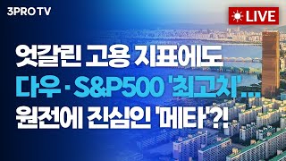 엇갈린 고용 지표에도 다우·S&P500 '최고치'...원전에 진심인 '메타'?!_26.01.12. | 여도은, 빈센트, 박명석, 이?