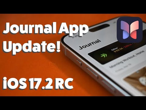 Apple Journal App iOS 17.2 RC Update!