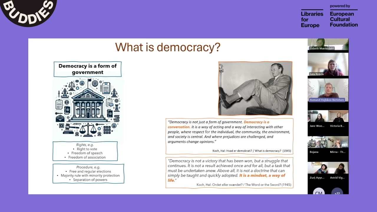 Strong Democracies Start in the Library, with Asmund Bertelsen | BUDDIES Social Masterclass