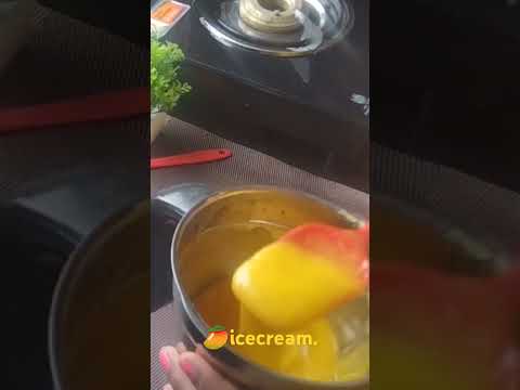 Shorts# yt shorts#summer fun#mango ice cream#trending#Tulika's yummy recipes.