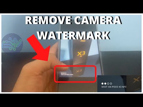 How to REMOVE Xiaomi Camera watermark (Shot on redmi)