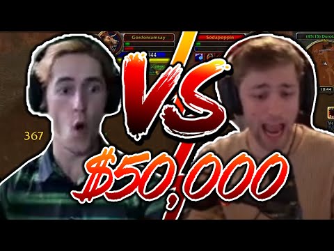 Faerlina's Chef duels Sodapoppin for a chance at $50,000 in a 1v1 | Classic WoW Druid PvP