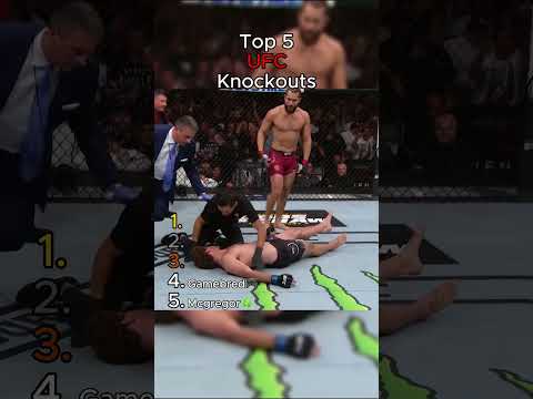 Top 5 UFC Knockouts #ufc