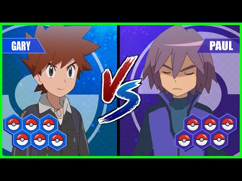 Pokemon Battle Pedia: Gary Vs Paul